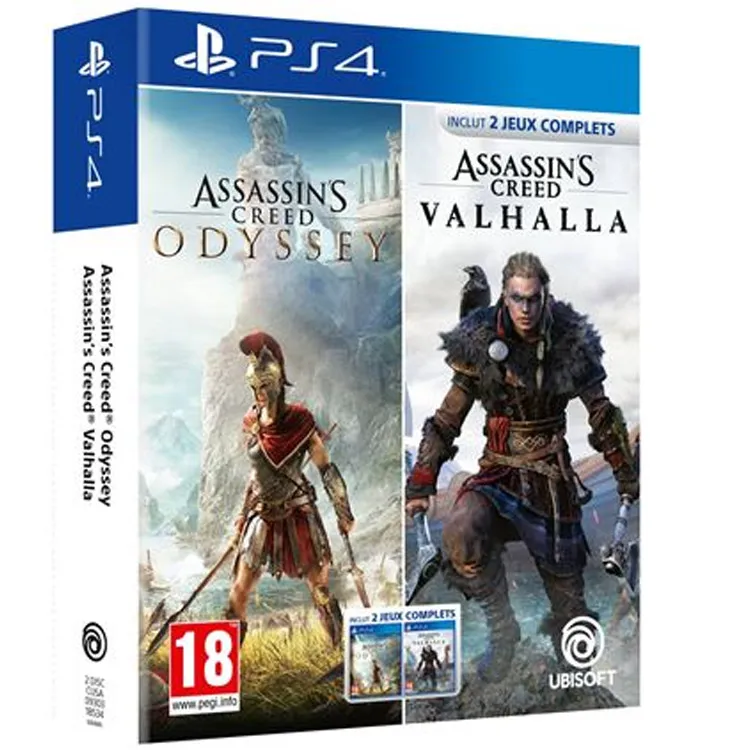 خرید بازی Assassin's Creed Odyssey و Assassin's Creed Valhalla برای PS4