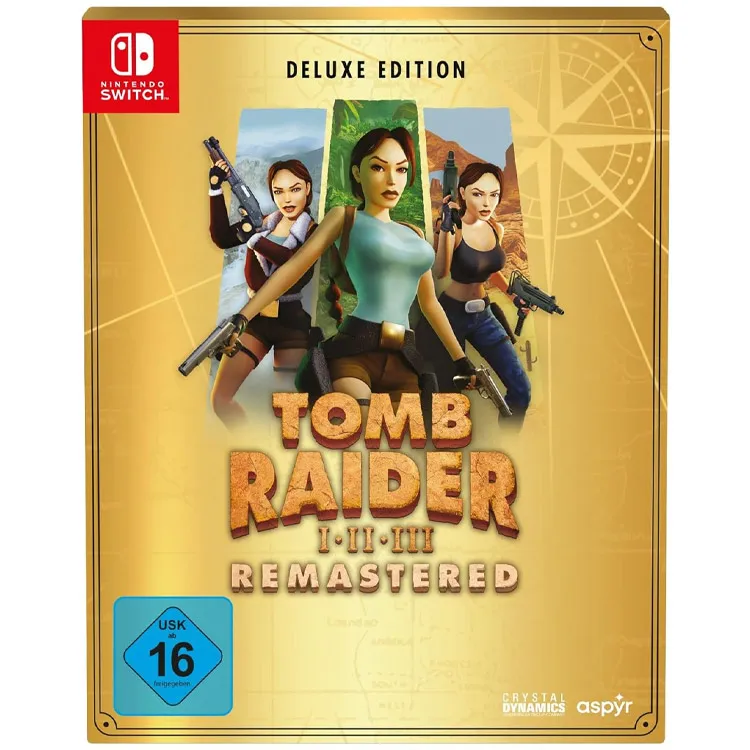 خرید بازی Tomb Raider I-II-III Remastered نسخه دلوکس برای نینتندو سوییچ